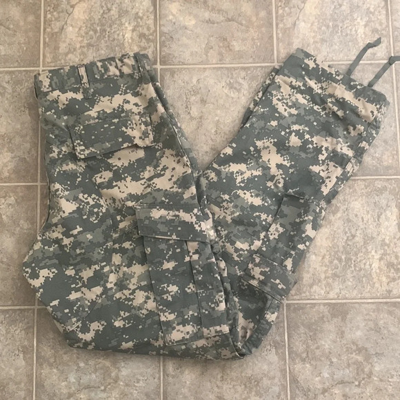 Men’s Army Combat Uniform Camouflage Pants Trousers Medium-Long - Picture 12 of 12